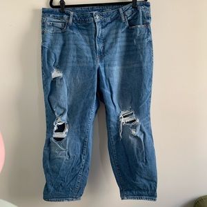 Old navy distressed jeans, size 20